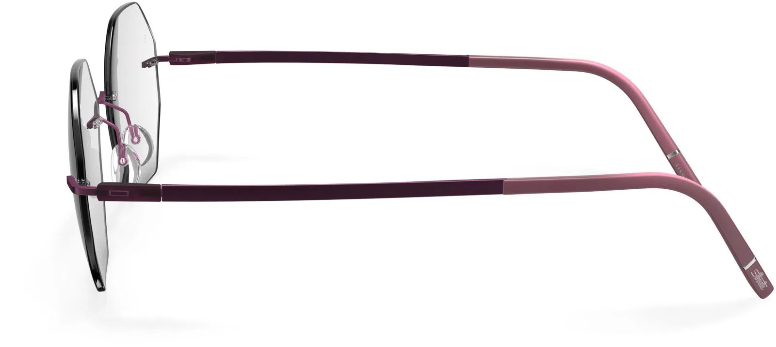 Silhouette The Dawn Demo Rimless 5573 Eyeglasses - view 57